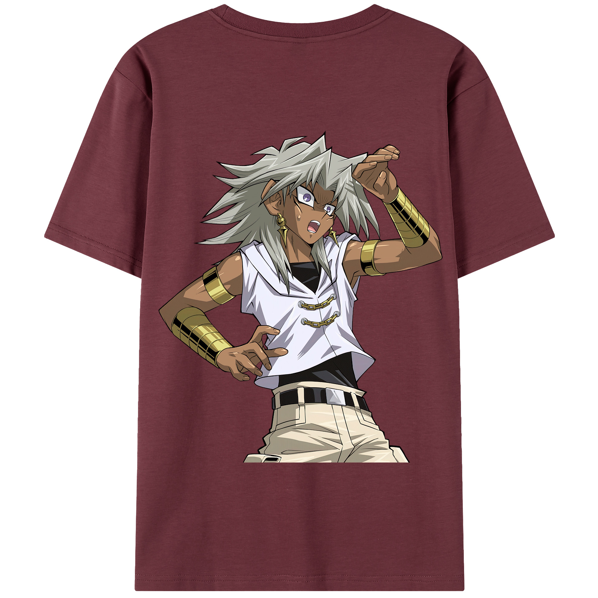 （画像用） 遊☆戯☆王 Yu-Gi-Oh! 綿100％半袖Tシャツ（背面プリント）